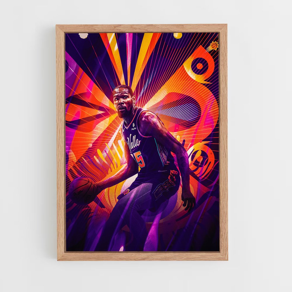 Poster LeBron et le Phénix – affiche Basketball (vue 4)